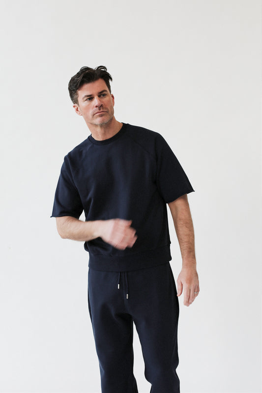 Moon sweater, navy, image 1