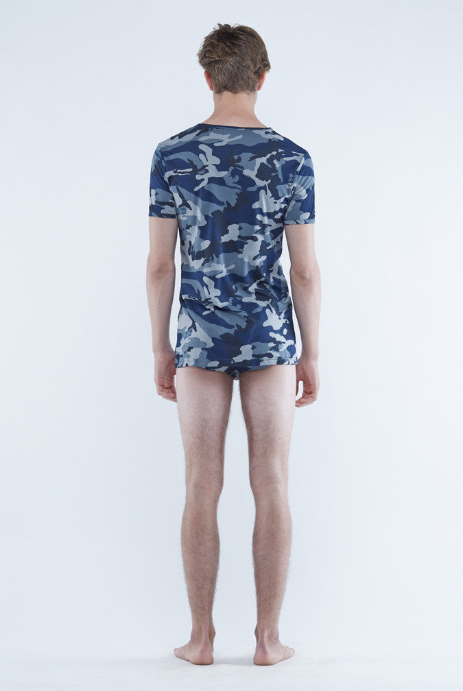 Nick Wooster collaboration camouflage men's t-shirt