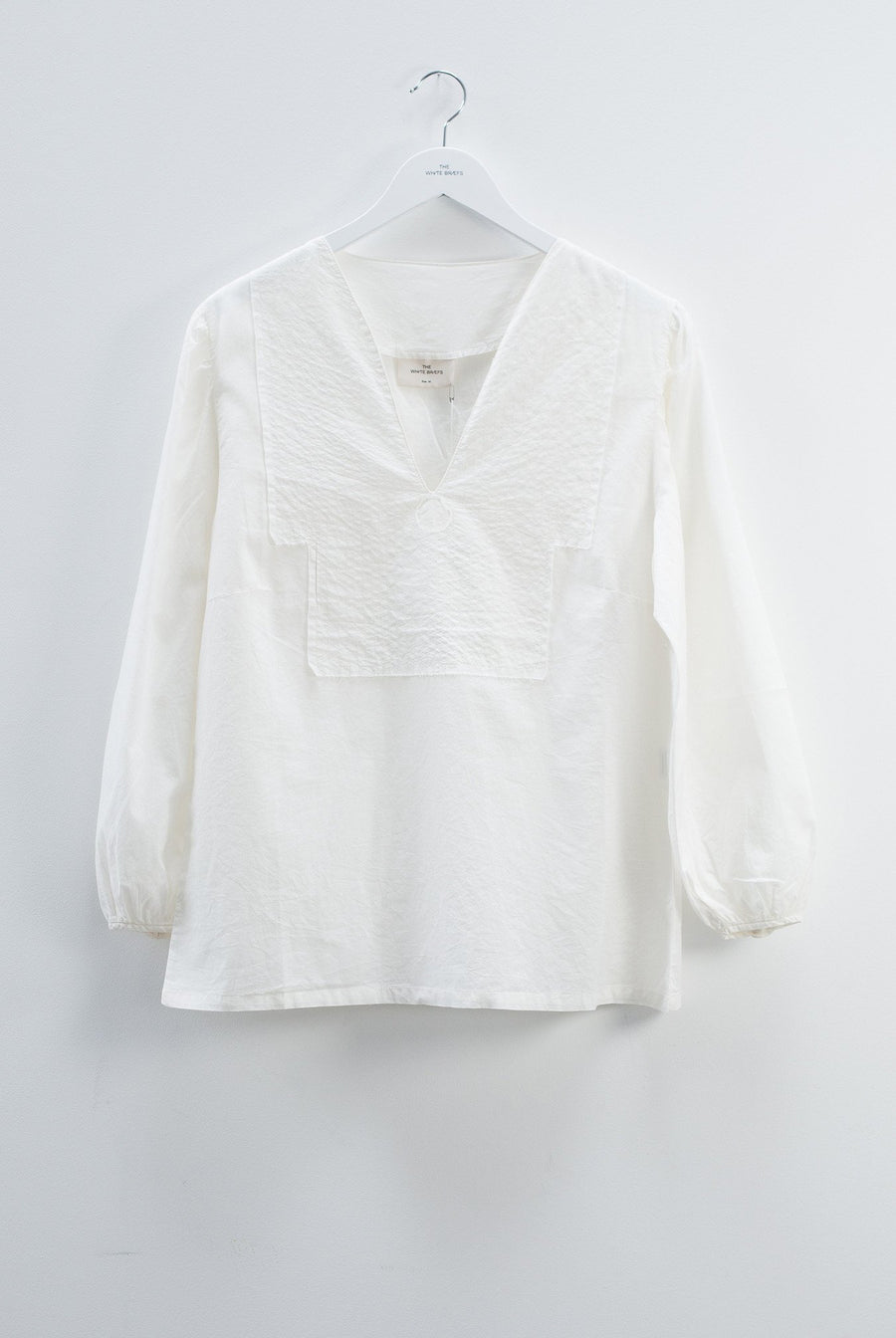 the white briefs top in 100% organic cotton muslin