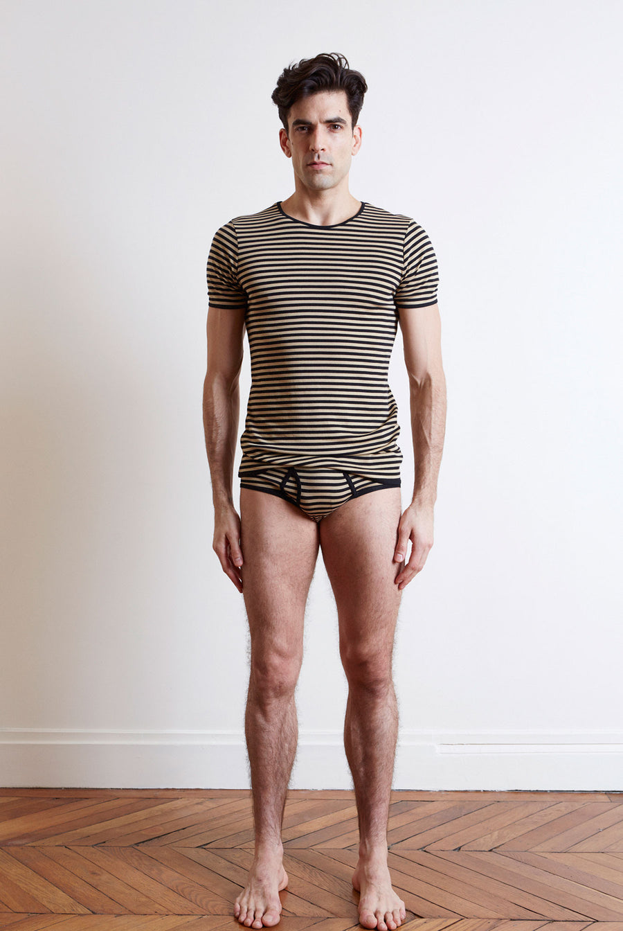 the white briefs short-sleeved crew neck t-shirt with a slimmer fit in 100% organic pima cotton