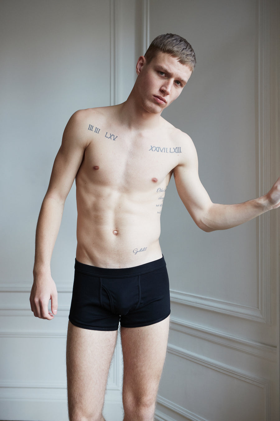 Elm organic cotton men's underwear in black