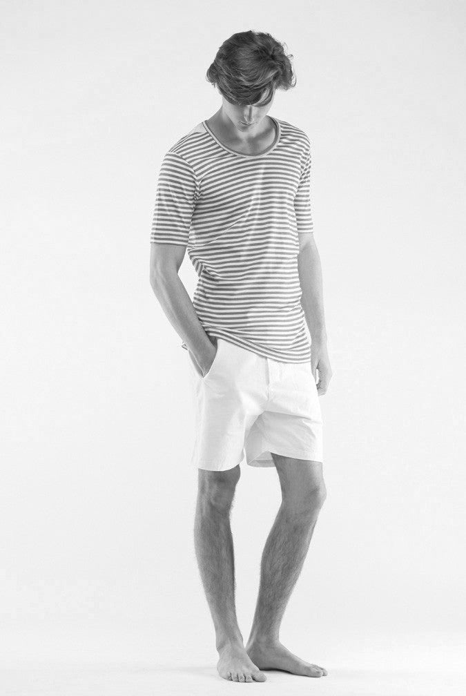 The White Briefs short-sleeved t-shirt with relaxed fit in 100% organic pima cotton