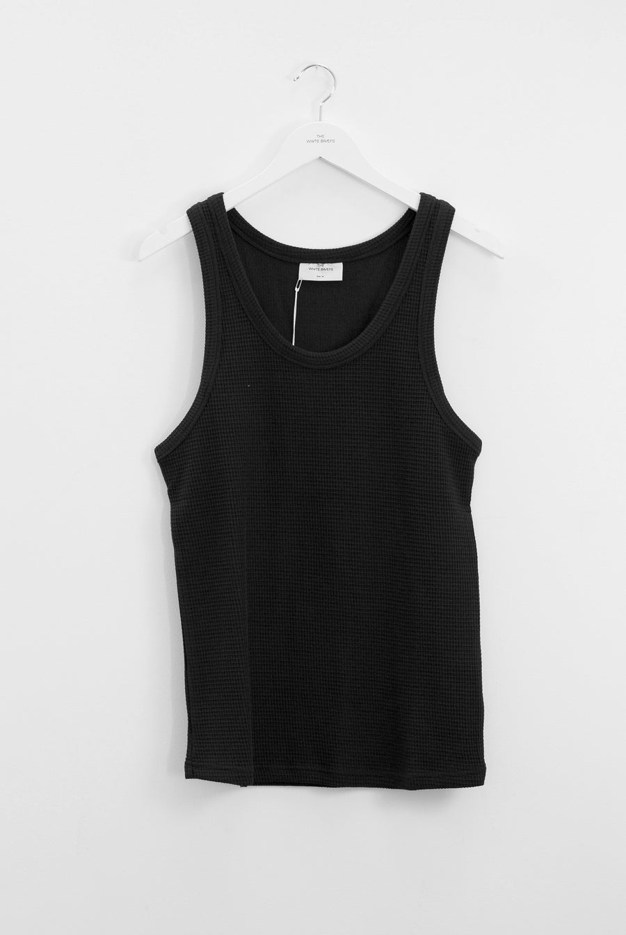 the white briefs singlet in 100% organic cotton