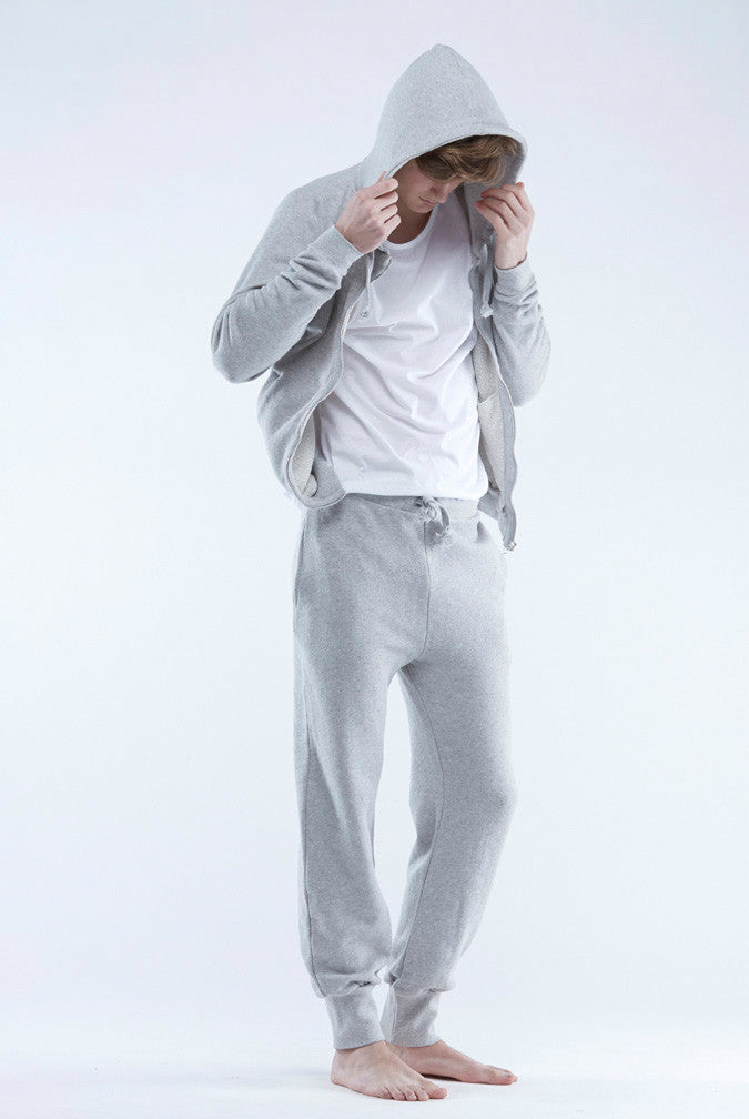 the white brief hooded jacket in 100% organic cotton