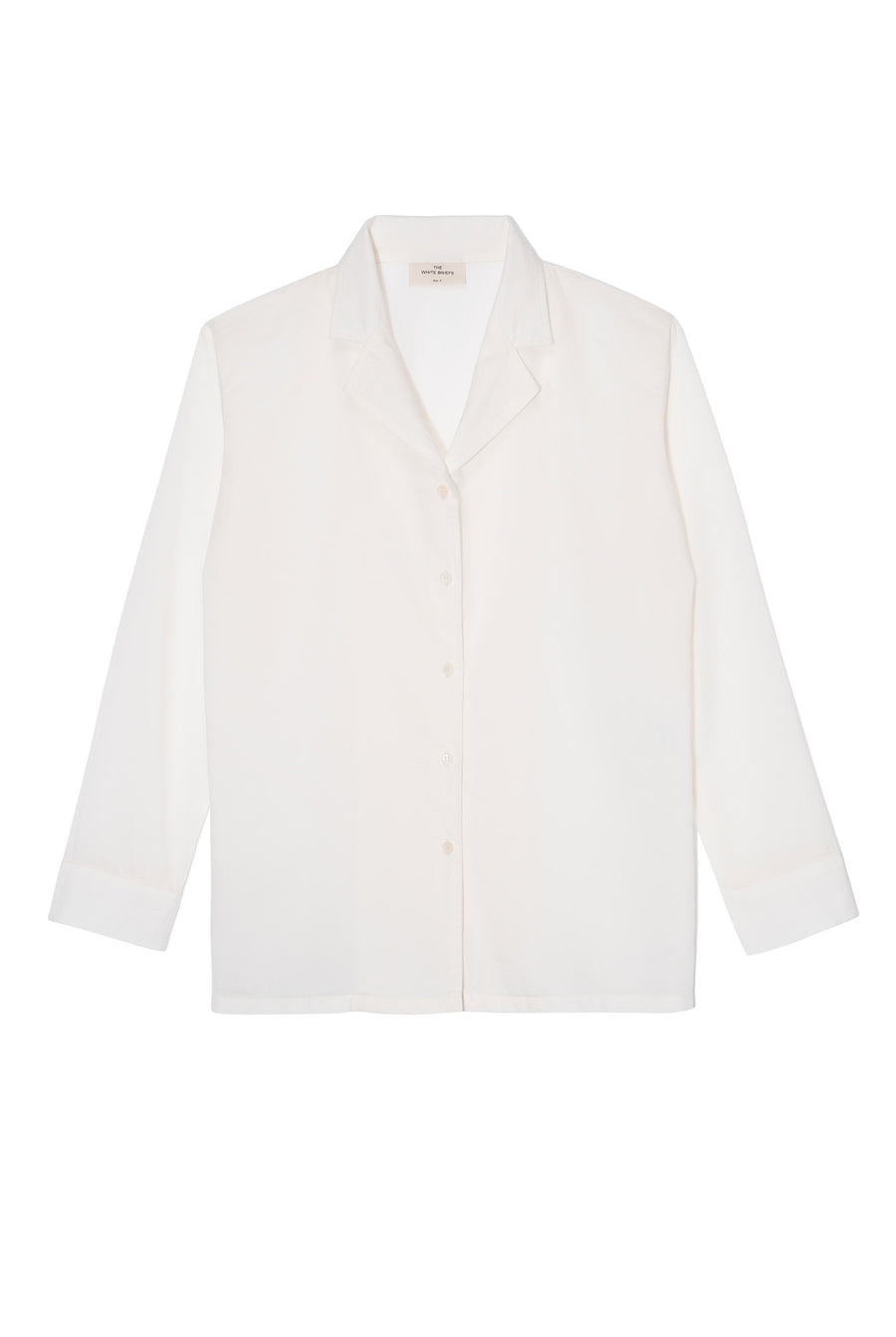 the white briefs shirt in a fine 100% organic cotton muslin