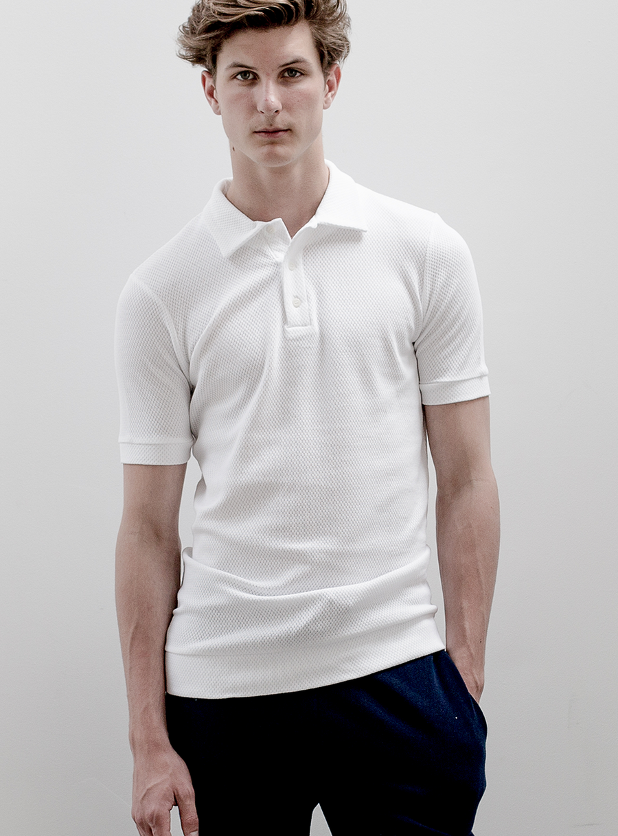 Cupar drop needle polo shirt