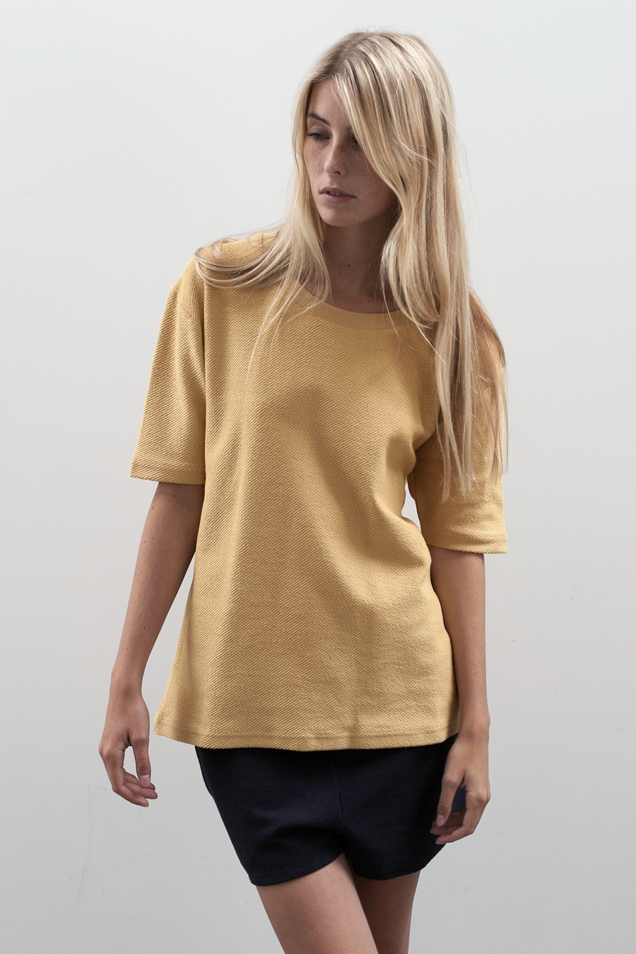 Maugerithe half sleeve sweater