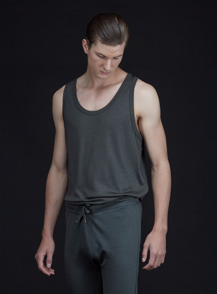 NW singlet mesh merino wool