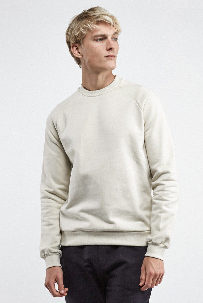 the white briefs sweater in 100% organic cotton