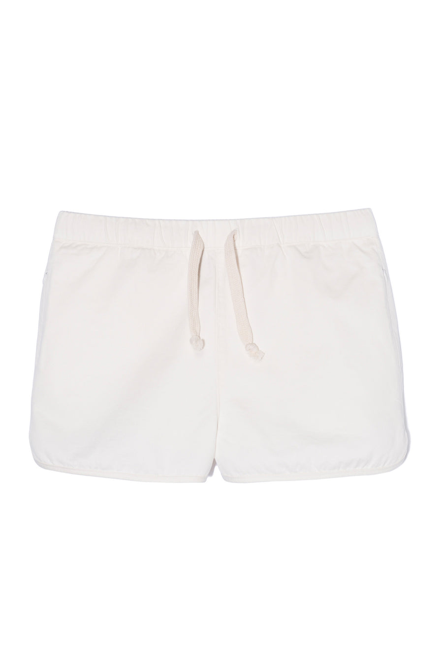 the white briefs signature shorts made in a sturdy heavy organic cotton twill